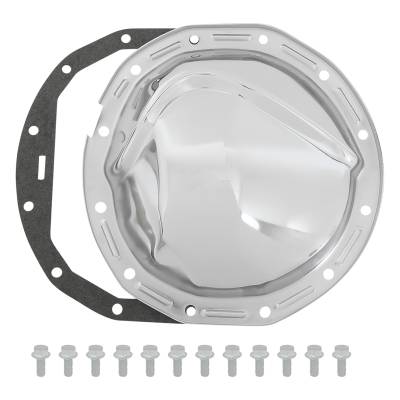 Mr Gasket - Mr Gasket 9894 Chrome Diff Cover w/12-Bolts/Gasket 64-72 Chevy/Pontiac/OM