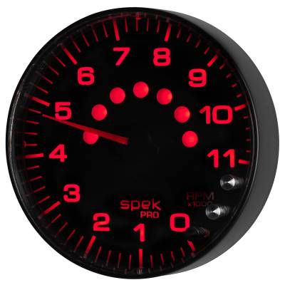 AutoMeter - AutoMeter P239328 In-Dash Tacho 5" 11KRPM Blk Dial/Blk Bezel/Flat Antiglare Lens