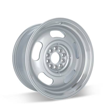 REV Wheels - REV Wheels 107S-8800600 107S 18x8 5x4.75/5.0 0mm Silver/Machined