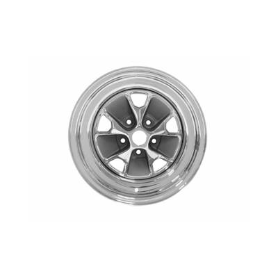 Scott Drake - Scott Drake C5ZZ-1007-ER C5ZZ 15x8 5x4.5 0mm Argent/Chrome