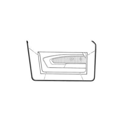 Scott Drake - Scott Drake C9ZZ-6520530-1A Door Seal for 69-70 Ford Mustang