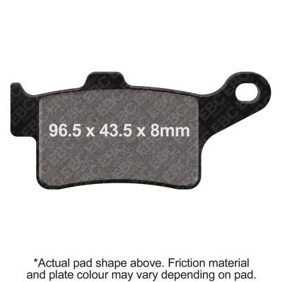 EBC Motorcycle Brakes - EBC Motorcycle Brakes FA631HH Double-H Sintered Pads
