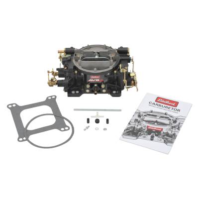 Edelbrock - Edelbrock 19053 AVS2 Carburetor 650 CFM w/Manual Choke Black Non-EGR