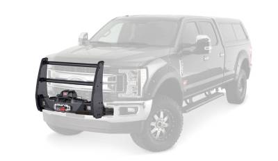 Warn - Warn 102957 Trans4mer Gen III Center-Only Grille Guard for Chevy/GMC Ford Ram