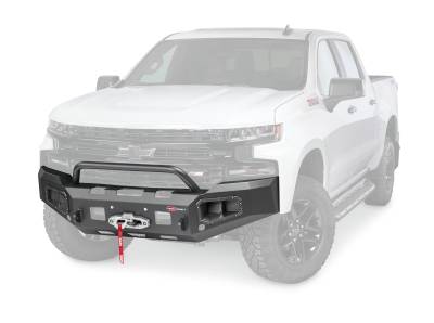 Warn - Warn 105785 Ascent Front Winch Bumper for 19-22 Chevy Silverado 1500