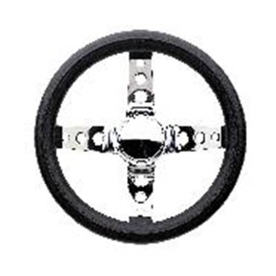 Grant - Grant 434 Classic Series 4-Spoke Steering Wheel 11-3/4" Black Foam Chrome