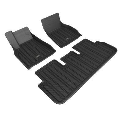 3D MAXpider - 3D MAXpider E1TL03801809 Elitect Floor Mat for 21-26 Tesla Model S