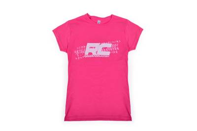 Rough Country Suspension Systems - Rough Country 84067 Tread T-Shirt Ladies Small Pink