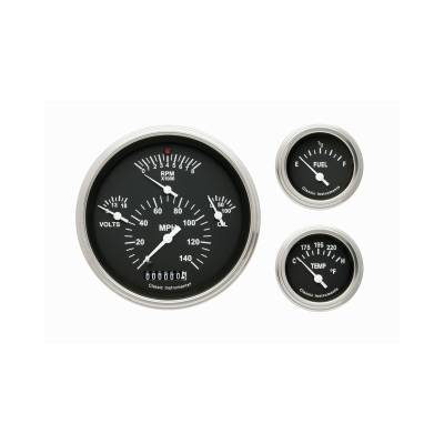 Classic Instruments - Classic Instruments CH01BSLF Gauge Set for Chevrolet