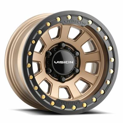 Vision Wheel - Vision Wheel 350 Ojos 15x8 5x5.5 -28mm Bronze 350BL5827BZBR-28