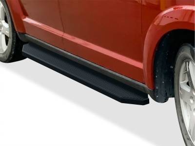 APS - APS IB04RBJ6H H-Series Running Boards Black for 09-20 Dodge Journey