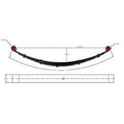 Pro Comp Suspension - Pro Comp 11411 Front 4" Suspension Leaf Spring for Chevy/GMC