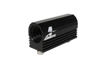 Aeromotive Fuel System - Aeromotive 15112 Fuel Pressure Sensor Adapter Log ORB-08 Inlet/Outlet Ports Ford