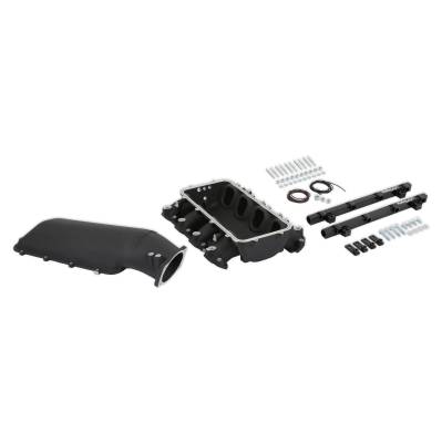 Holley EFI - Holley EFI 300-718BK Lo-Ram Intake Manifold Kit Black GM Gen V LT