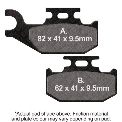 EBC Motorcycle Brakes - EBC Motorcycle Brakes FA317SV Severe Duty Sintered Pads