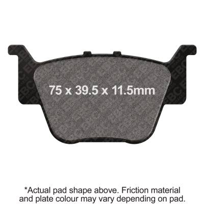 EBC Motorcycle Brakes - EBC Motorcycle Brakes FA373R R Series Heavy Duty Sintered Pads