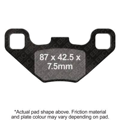 EBC Motorcycle Brakes - EBC Motorcycle Brakes FA490R R Series Heavy Duty Sintered Pads