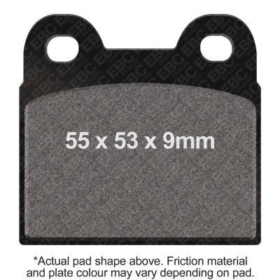EBC Motorcycle Brakes - EBC Motorcycle Brakes FA57V Vee-Pads for 78-85 R45 R65LS