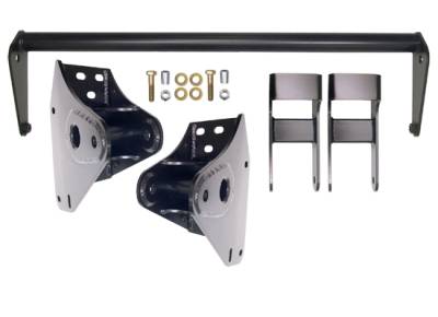 ICON Vehicle Dynamics - ICON K33000-99 3" Lift Front Drop Hanger Kit w/Bash Bar for 00-04 Ford F250/F350