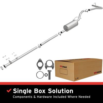BRExhaust - BRExhaust 106-0404 Direct-Fit Exhaust System Replacement Kit