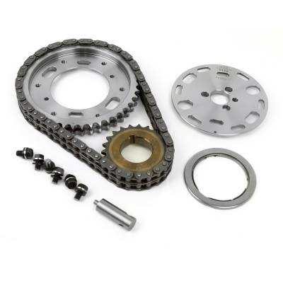 Speedmaster - Speedmaster PCE264.1017 Double Roller 2Pc Adj Steel Timing for Chevy SBC