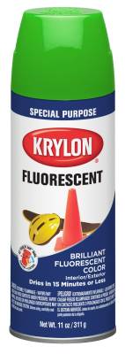 Krylon - Krylon 3106 Fluorescent Spray Paint 11 oz Green