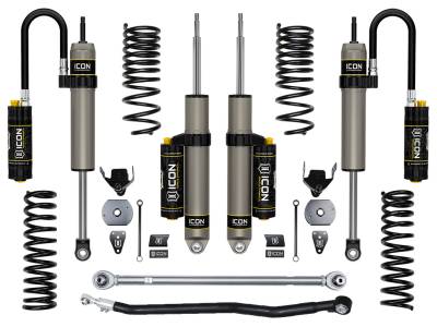 ICON Vehicle Dynamics - ICON K214523P Stage-3 4.5" FR/RR Suspension Lift Kit for 14-18 RAM 2500 4WD Coil
