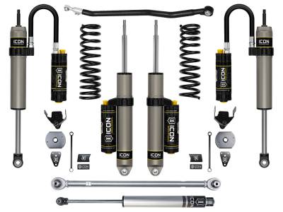 ICON Vehicle Dynamics - ICON K214524 Stage-4 4.5" FR/RR Suspension Lift Kit for 14-18 RAM 2500 4WD Coil