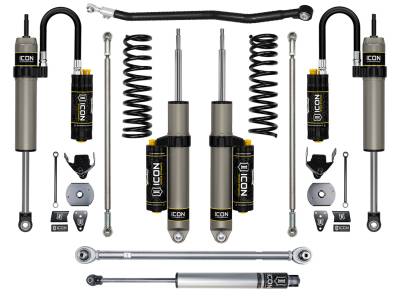 ICON Vehicle Dynamics - ICON K214524A Stage4 4.5" FR/RR Suspension Lift Kit for 14-18 RAM 2500 4WD Air