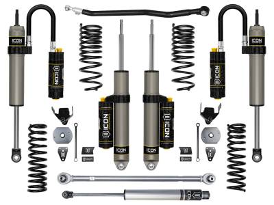 ICON Vehicle Dynamics - ICON K214524P Stage-4 4.5" FR/RR Suspension Lift Kit for 14-18 RAM 2500 4WD Coil