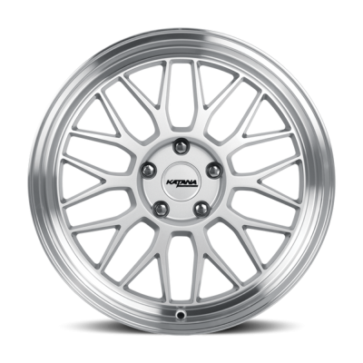Katana - Katana Wheels KR06 18x8 5x120 40mm Gloss Silver/Machined KR06-188045GSL