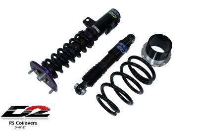 D2 Racing - D2 Racing D-HY-27 RS Coilovers for 11-16 Hyundai Elantra