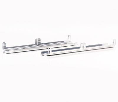 Be Cool - Be Cool 72049 Natural Stainless Dual 11" Fan Mounting Bracket 17" Tall Crossflow