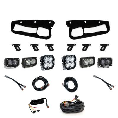 Baja Designs - Baja Designs 44-0082-UP Squadron/S2 Pro Fog Kit for 21-27 Ford Bronco Upfitter