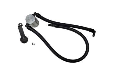 J&L Oil Separator Co - J&L Oil Separator 3.0 Passenger Side Mounted Oil Separator Silver 3072P-C