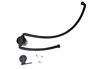 J&L Oil Separator Co - J&L 3088P-B Oil Separator 3.0 Passenger Side Mounted Oil Separator Black