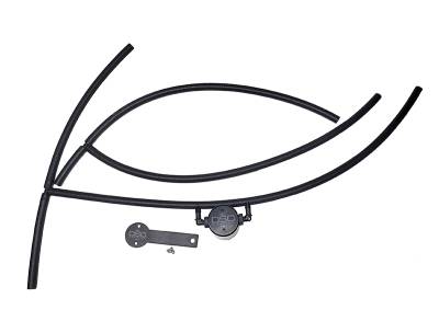 J&L Oil Separator Co - J&L Oil Separator 3108P-B 3.0 Passenger Side Mounted Oil Separator Black