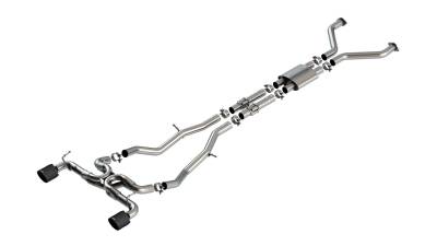 Borla - Borla 140930CFBA ATAK Cat-Back Exhaust One Split RR Exit for 23-26 Nissan Z 3.0L