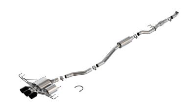 Borla - Borla 140927CB ATAK Cat-Back Exhaust Triple Center RR Exit 23-25 Civic Type R