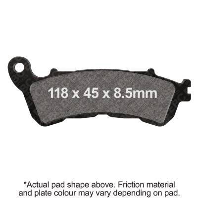 EBC Motorcycle Brakes - EBC Motorcycle Brakes FA388 Organic FA Series Pads
