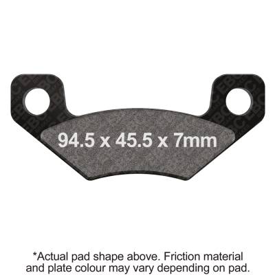 EBC Motorcycle Brakes - EBC Motorcycle Brakes FA398R R Series Heavy Duty Sintered Pads