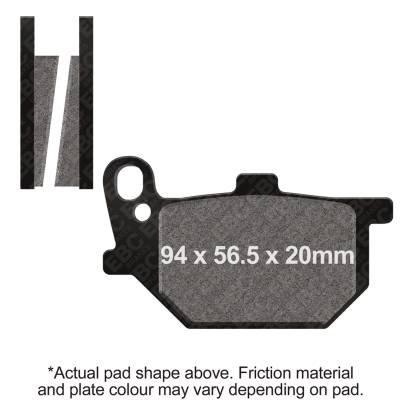 EBC Motorcycle Brakes - EBC Motorcycle Brakes FA41 Organic FA Series Pads