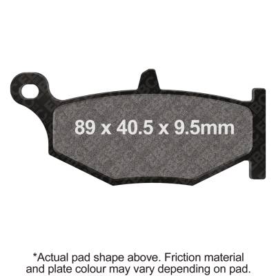 EBC Motorcycle Brakes - EBC Motorcycle Brakes FA419 Organic FA Series Pads