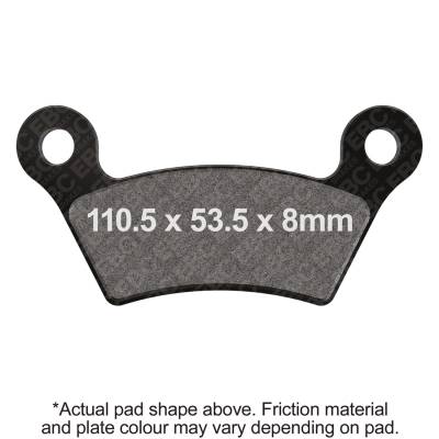 EBC Motorcycle Brakes - EBC Motorcycle Brakes FA473 Organic FA Series Pads