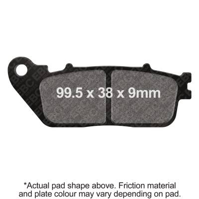 EBC Motorcycle Brakes - EBC Motorcycle Brakes FA488HH Double-H Sintered Pads