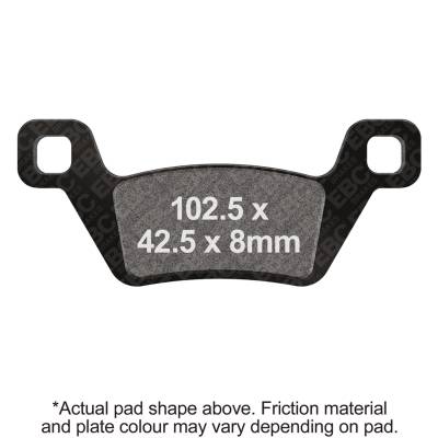 EBC Motorcycle Brakes - EBC Motorcycle Brakes FA600X Carbon x Pads for Enduro/MX Bikes