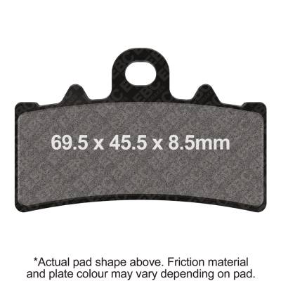 EBC Motorcycle Brakes - EBC Motorcycle Brakes FA606HH Double-H Sintered Pads for 15-16 390 Duke RC 390