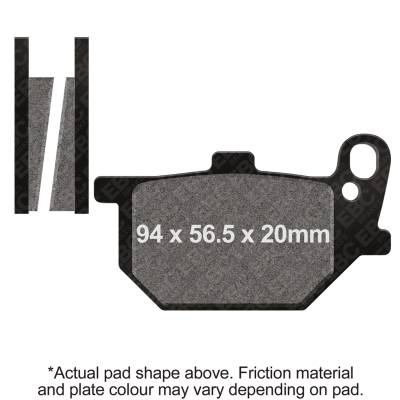 EBC Motorcycle Brakes - EBC Motorcycle Brakes FA61 Organic FA Series Pads