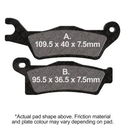 EBC Motorcycle Brakes - EBC Motorcycle Brakes FA617R R Series Heavy Duty Sintered Pads