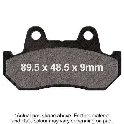 EBC Motorcycle Brakes - EBC Motorcycle Brakes FA69/2 Organic FA Series Pads